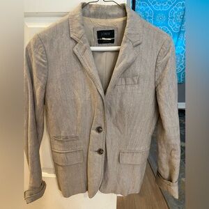 J. Crew Linen Schoolboy Blazer